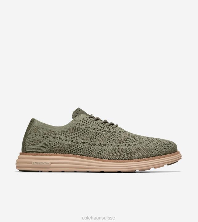 Cole Haan originalgrand remasterisé longwing oxford Hommes PJ6N443 feuille de thé camo olive profonde stitchlite chaussure
