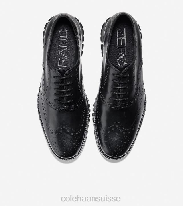 Cole Haan oxford à bout d'aile zerogrand Hommes PJ6N396 noir chaussure