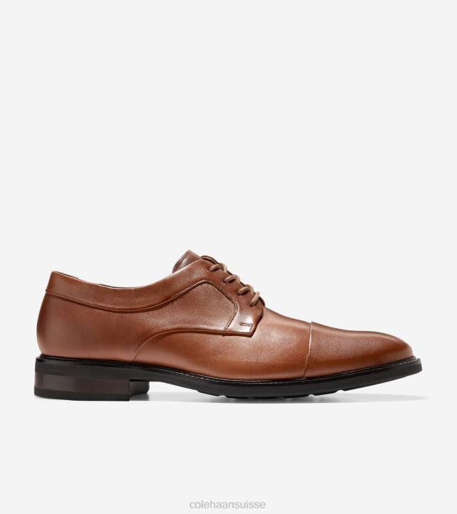 Cole Haan oxford à bout droit Hommes PJ6N398 bronzage britannique chaussure