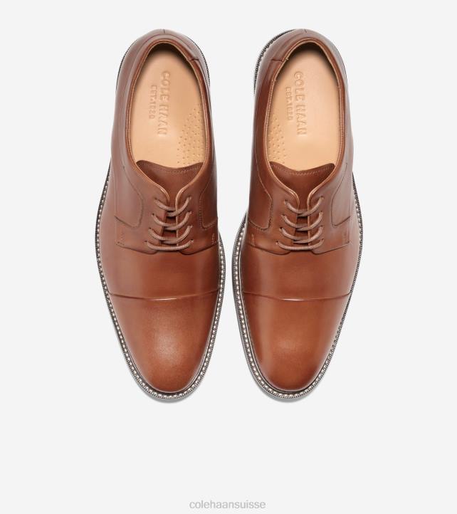 Cole Haan oxford à bout droit Hommes PJ6N398 bronzage britannique chaussure