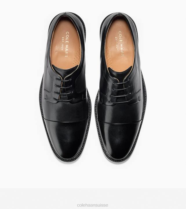 Cole Haan oxford à bout droit Hommes PJ6N399 noir chaussure