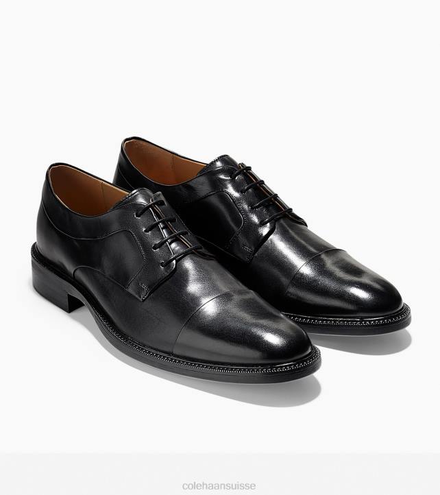 Cole Haan oxford à bout droit Hommes PJ6N399 noir chaussure