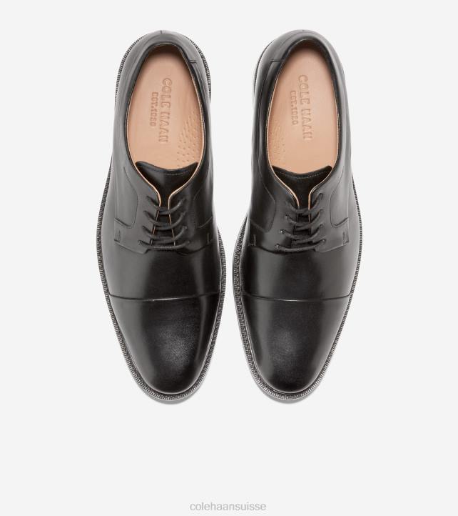 Cole Haan oxford à bout droit Hommes PJ6N399 noir chaussure