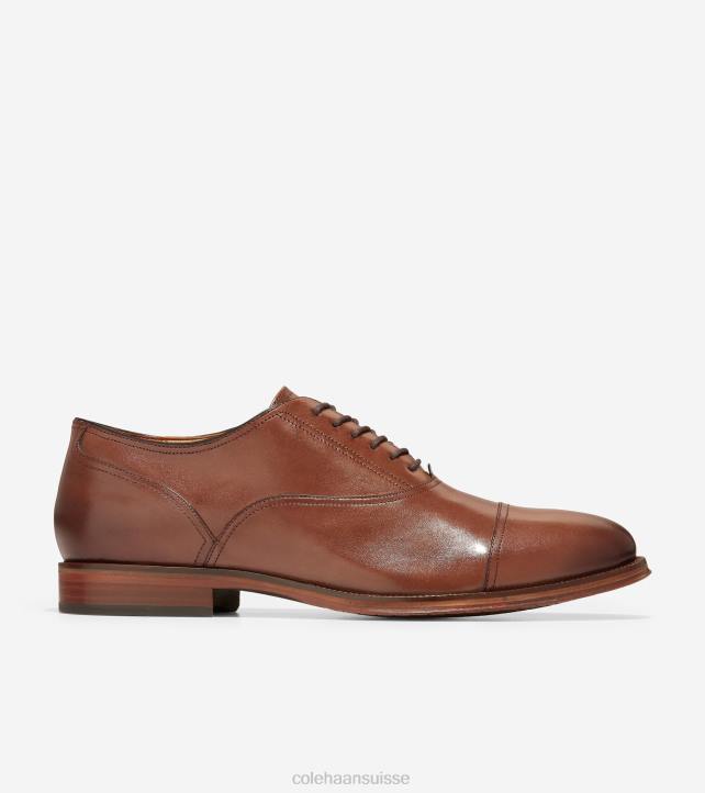 Cole Haan oxford à bout droit modern classics Hommes PJ6N401 bronzage britannique chaussure