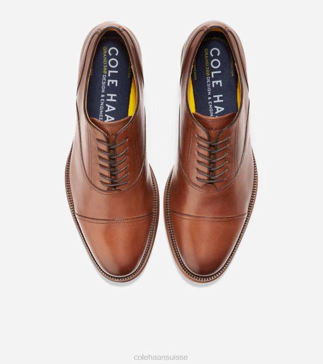 Cole Haan oxford à bout droit modern classics Hommes PJ6N401 bronzage britannique chaussure