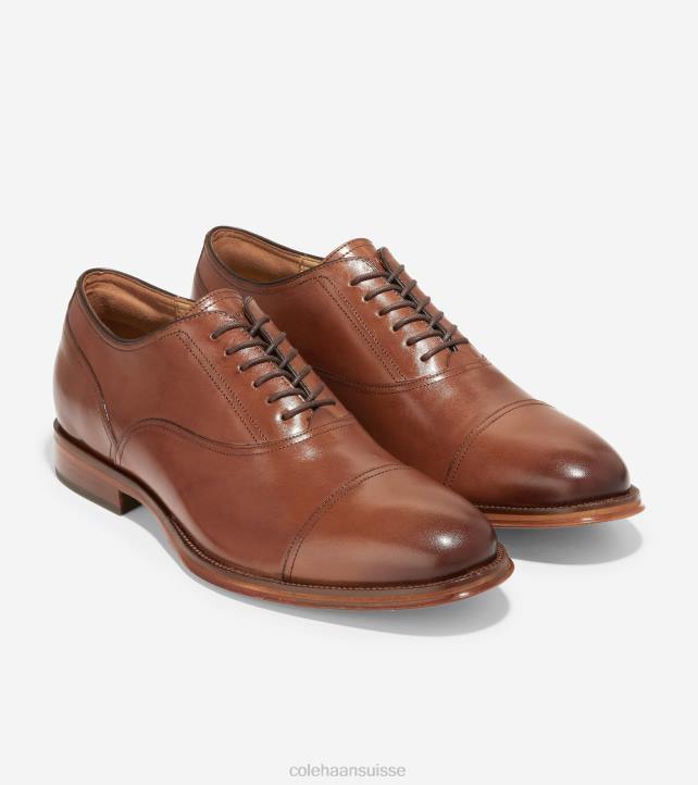 Cole Haan oxford à bout droit modern classics Hommes PJ6N401 bronzage britannique chaussure
