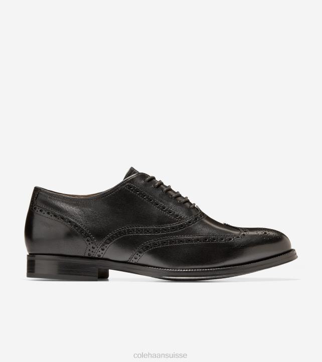 Cole Haan oxford à bout golf classique moderne Hommes PJ6N430 noir chaussure