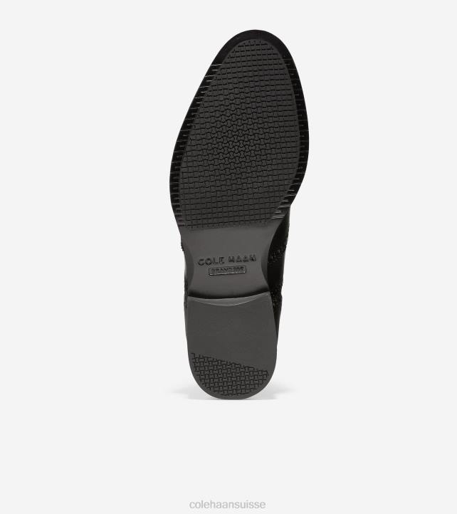 Cole Haan oxford à bout golf classique moderne Hommes PJ6N430 noir chaussure