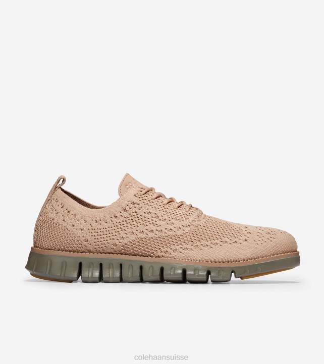 Cole Haan zérogrand oxford Hommes PJ6N425 feuille de sésame stitchlite-dune-tea chaussure