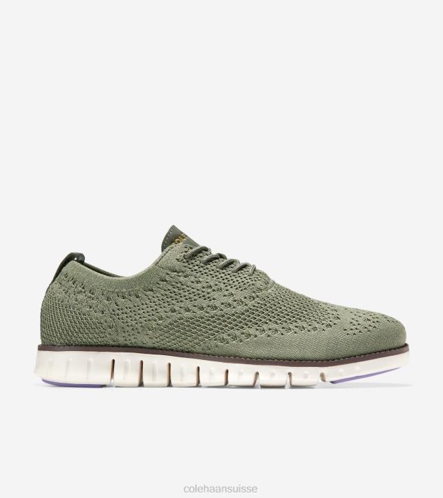 Cole Haan zérogrand oxford Hommes PJ6N427 feuille de thé-aigrette stitchlite chaussure